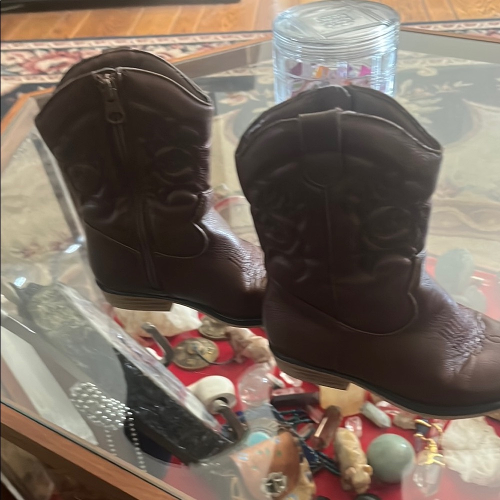 Cat & Jack Brown Kids Boots